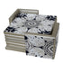 Hand Painted Coasters - Set of Six in Midnight Floral - ARCADIA HOME